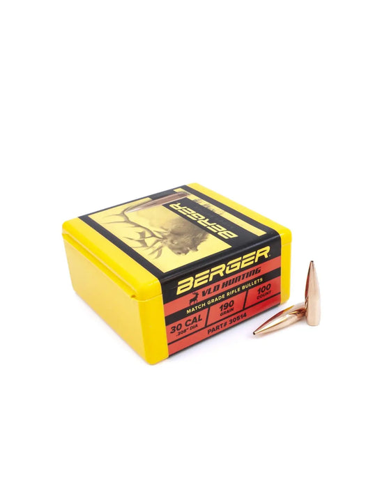 Palle BERGER .30 - 190GR VLD Hunting 100PZ BERGER