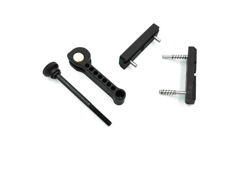 Load image into Gallery viewer, AccuTac Arca QD Kit – Contenuto kit completo: leva, vite e piastrine QD per attacco Arca-Spec | ZEM
