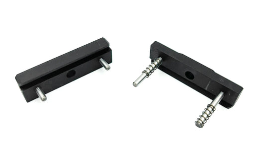 AccuTac Arca QD Kit – Dettaglio piastrine di sgancio rapido con perni a molla | ZEM