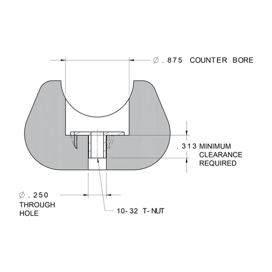 BT1517 - Rail Mounting Fastener Set