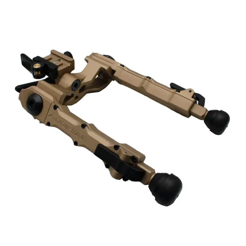 Carica immagine in Galleria Viewer, Bipiede AccuTac WB-4 QD FDE Flat Dark Earth – Vista laterale con attacco QD e gambe estese | ZEM
