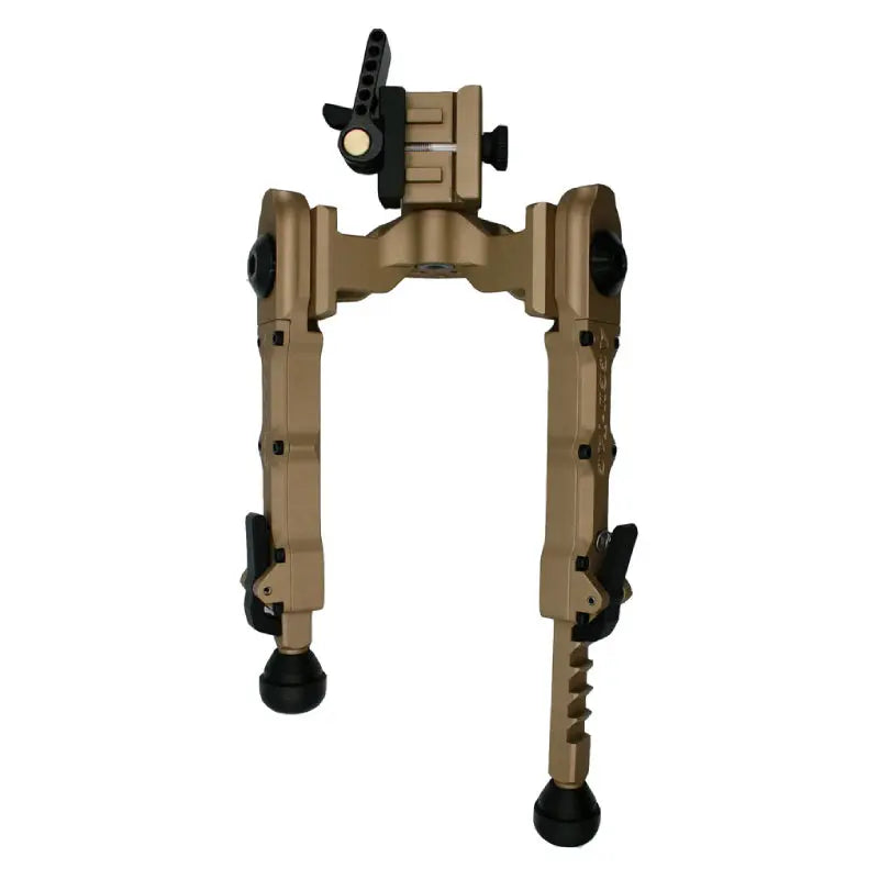 Carica immagine in Galleria Viewer, Bipiede AccuTac WB-4 QD FDE – Vista frontale gambe completamente estese long range | ZEM
