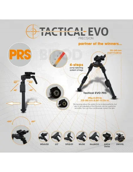 Load image into Gallery viewer, Bipiede TACTICAL EVO PRS 6,5-8&quot; TACTICAL EVO
