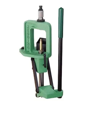 Redding The Boss Press verde cod. 72100 – vista laterale pressa ricarica tipo O in ghisa con innescatore Smart