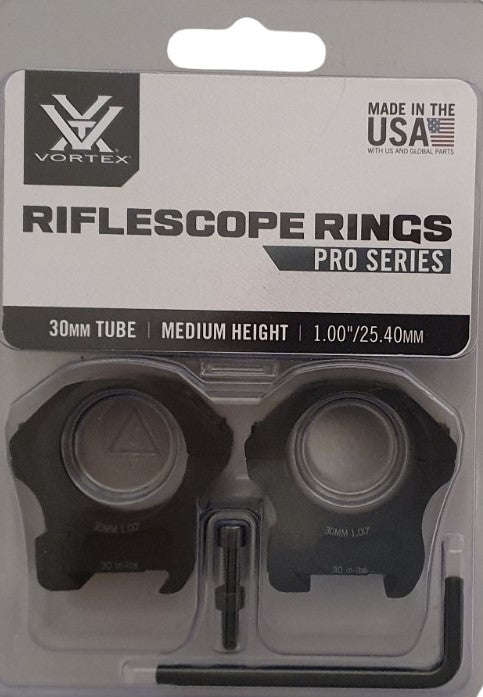 Vortex PRO SERIES ring for 30mm tube 