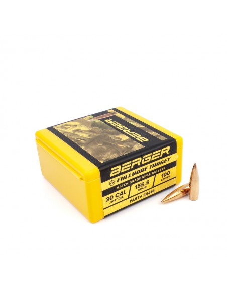 Carica immagine in Galleria Viewer, PALLE BERGER .30 - 155,5 GR FULLBORE TARGET 100PZ.
