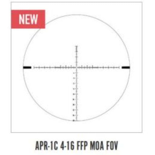 Helix 4-16X44 APR-1C FFP MOA FOV