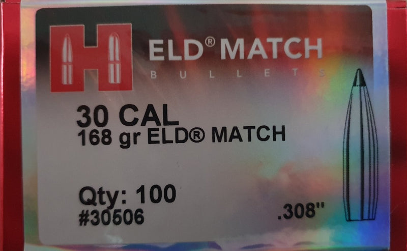 Carica immagine in Galleria Viewer, PALLE HORNADY 308&quot; 168GR ELD MATCH 100PZ.
