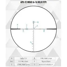Carica immagine in Galleria Viewer, Helix 4-16×44 APR-1C FFP MRAD FOV ELEMENT
