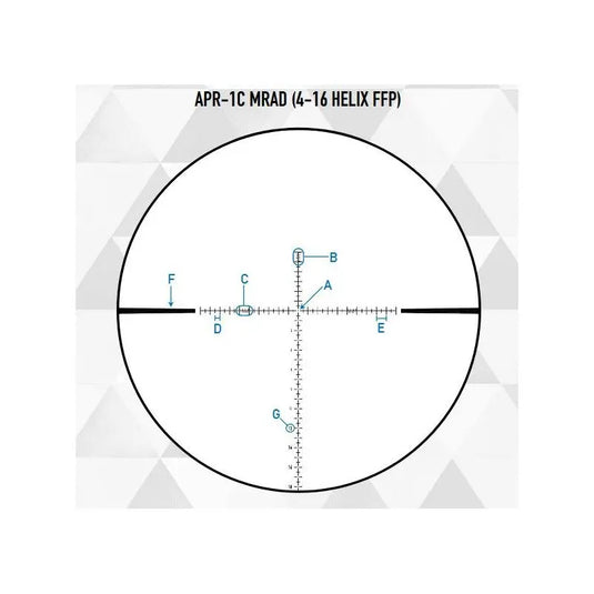 Helix 6-24x50 FFP Mrad APR-1C FOV ELEMENT