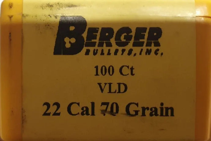 Palle BERGER .22 - 70GR VLD 100PZ. BERGER