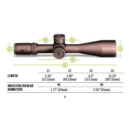 Carica immagine in Galleria Viewer, Razor Gen III 6-36x56 FFP EBR-7D MRAD - ZEM
