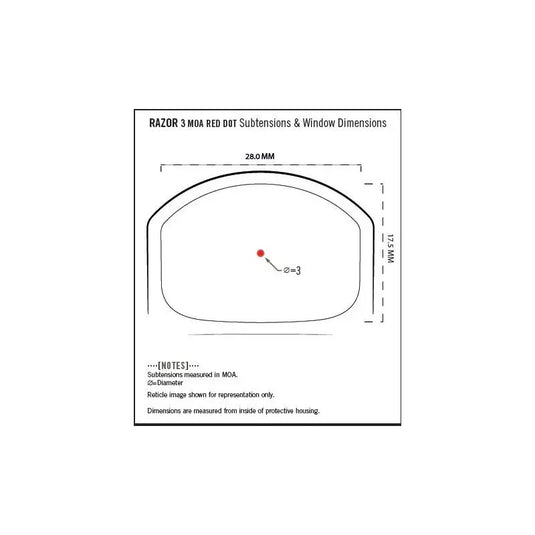 Razor Red Dot Scope 3MOA VORTEX