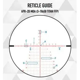 TITAN 3-18×50 FFP APR-2D 3-18 FFP MOA ELEMENT